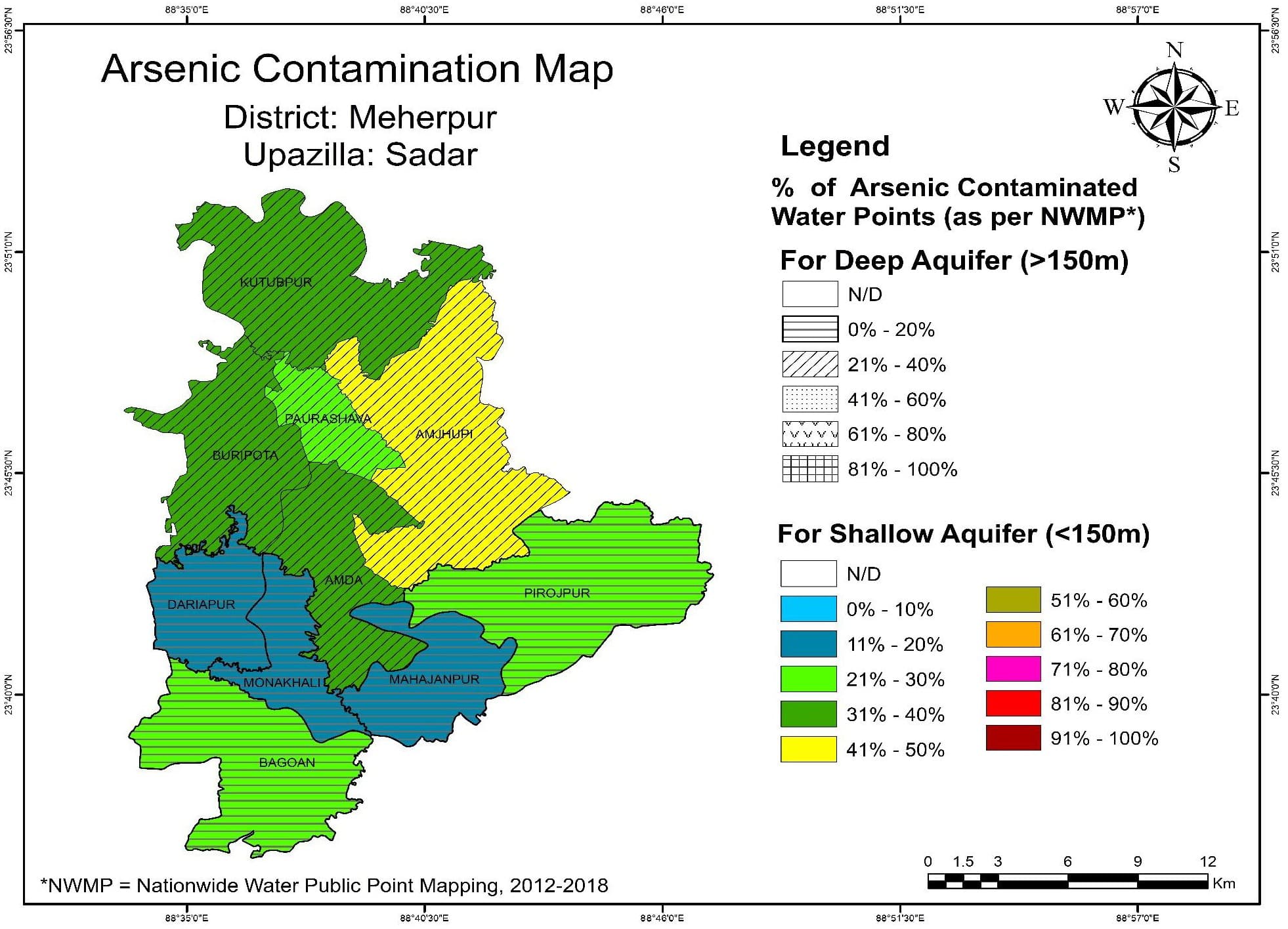 Public Water Supply Technology Mapping for 44 Districts 
