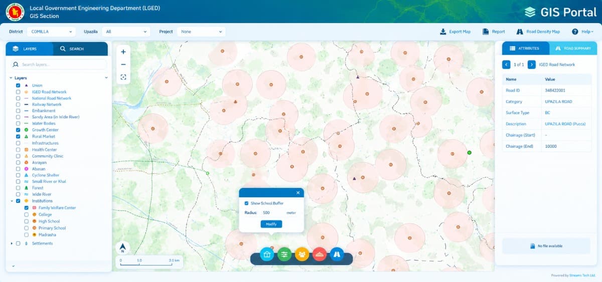 School Served Area Analysis