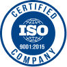 ISO 9001:2015 Certified Company