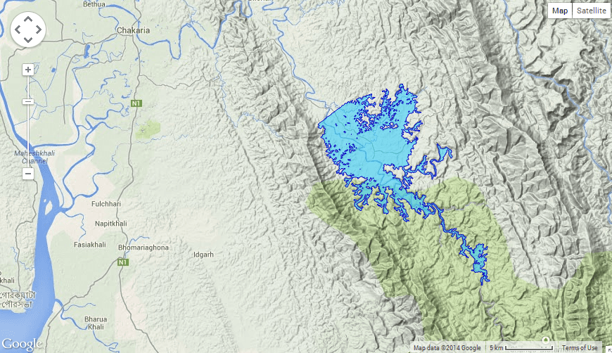 Hydropower Potential Assessment in Southeast Bangladesh